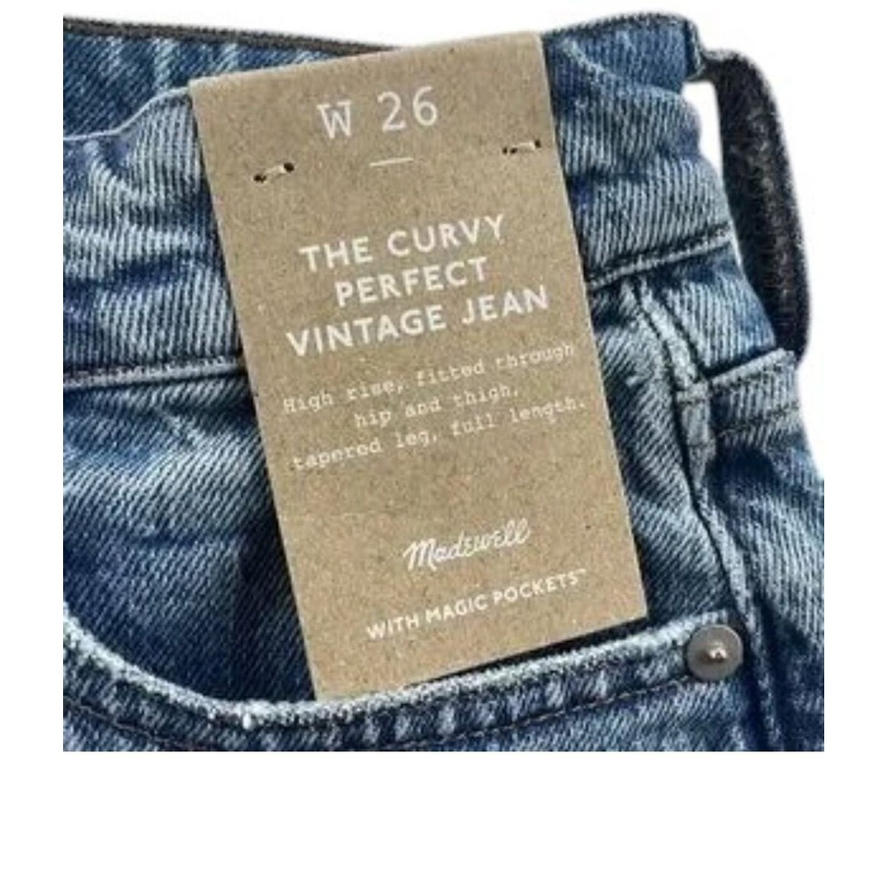 Madewell The Curvy Perfect Vintage Jean Women's Size 26 - Picture 5 of 8